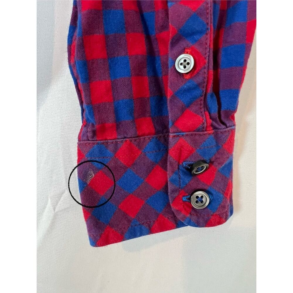 Talbots Buffalo Plaid Flannel Shirt & Quilted Vest Womens Size Small Petite - Picture 7 of 16